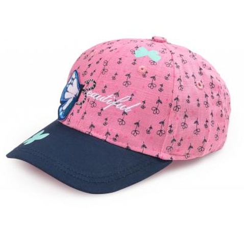 Кепка Kitti у квіточку (Y9200-1-G-pink)