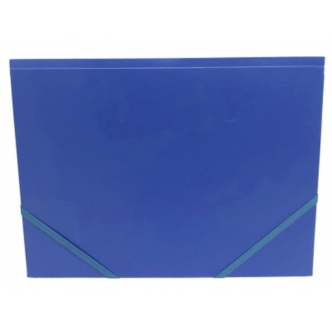 Папка на резинках H-Tone А4, синя (FOLD-HT-JJ40941-BL)