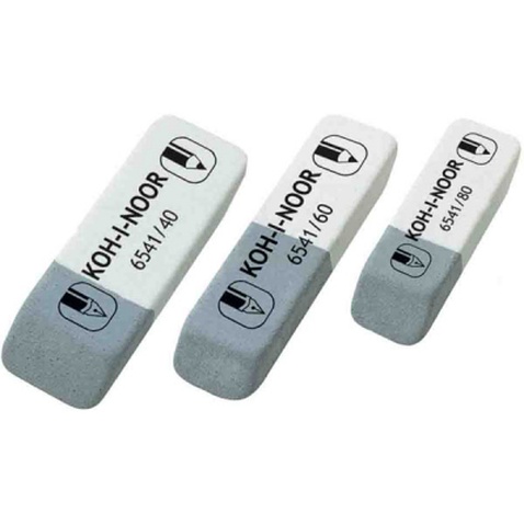 Гумка Koh-i-Noor комбінована SunPearl ,полібег 2 шт (6541/60/2/P)