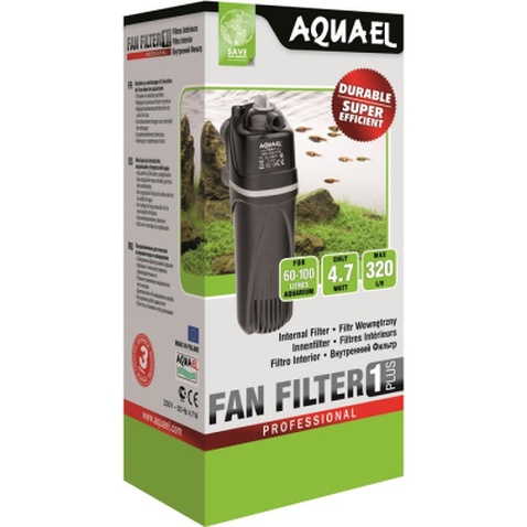 Фільтр для акваріума AquaEl Fan 1 Plus внутрішній до 100 л (5905546030694)