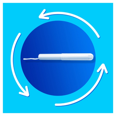 Тампони Tampax Regular з аплікатором 18 шт. (8006540858509)