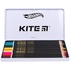 Олівці кольорові Kite Hot Wheels тригранні 12 шт (HW21-058)