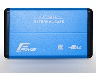 Кишеня зовнішня Frime SATA HDD/SSD 2.5", USB 3.0, Metal, Blue (FHE22.25U30)
