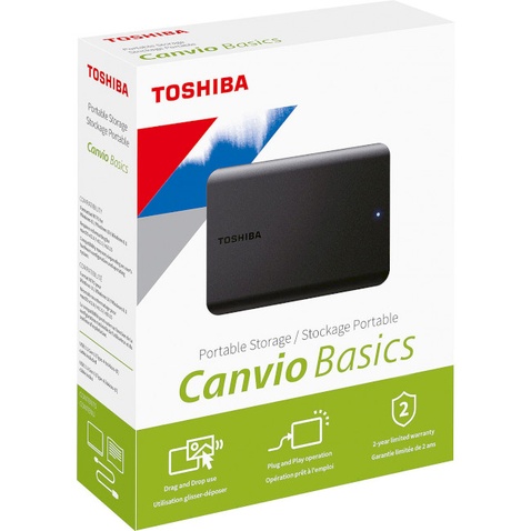 Жорсткий накопичувач HDD Toshiba 1TB USB 3.2 2.5" (HDTB510EK3AA) Black