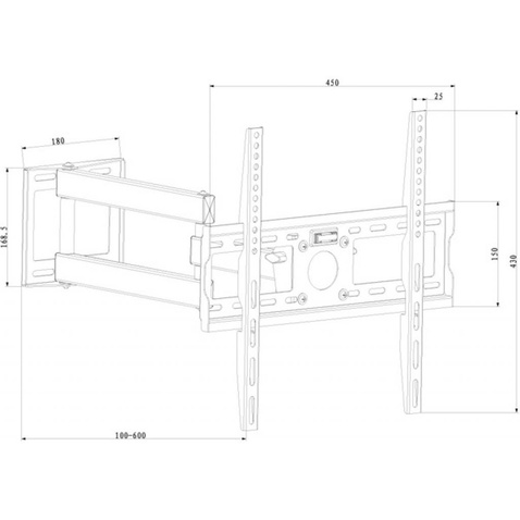 Кронштейн  X-Digital STEEL SA345 Black