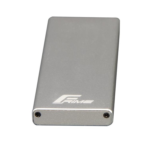 Кишеня зовнішня Frime SATA HDD/SSD 2.5", USB 3.0, Metal, Silver (FHE201.M2U30)