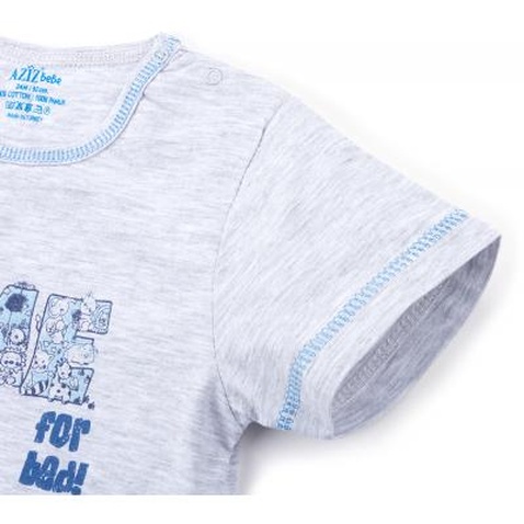 Піжама Aziz "Time for bed" (9129-05B-gray)