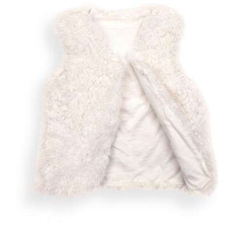Жилет Breeze зі штучного хутра (9942-128G-beige)