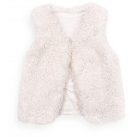 Жилет Breeze зі штучного хутра (9942-128G-beige)