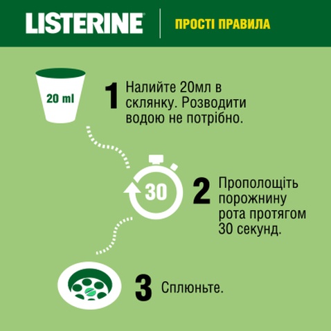 Ополіскувач для порожнини рота Listerine Naturals з ефірними оліями 500 мл (3574661643335)