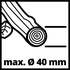 Садовий подрібнювач Einhell GC-KS 2540 (3430330)