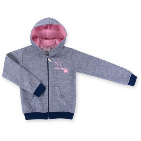 Спортивний костюм Breeze з рожевими лампасами (9553-116G-blue)
