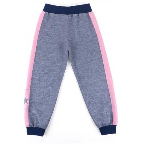 Спортивний костюм Breeze з рожевими лампасами (9553-116G-blue)