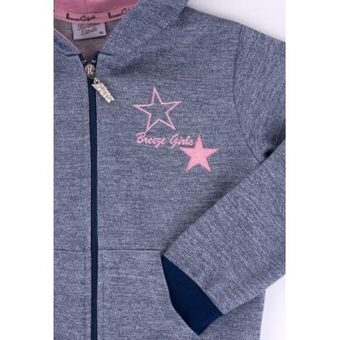 Спортивний костюм Breeze з рожевими лампасами (9553-116G-blue)