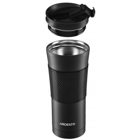 Термокружка Ardesto To Go 450 мл Black (AR2645SMB)