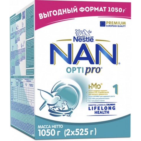 Дитяча суміш Nestle NAN 1 Optipro 2'FL +0 міс. 1050 г (1000004)