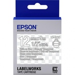 Картридж зі стрічкою  Epson LK4TWN принтерів LW-300/400/400VP/700 Clear White/Clear 12mm/9m C53S65401