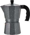 Гейзерна кавоварка  Ardesto Gemini Molise, 9 чашок, сірий, алюміній AR0809AGS
