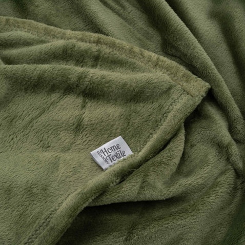 Плед Ardesto Flannel 100% поліестер, зелений 160х200 см (ART0708PB)