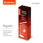 Настільна LED лампа  ColorWay Portable Magnet з вбудованим акумулятором White