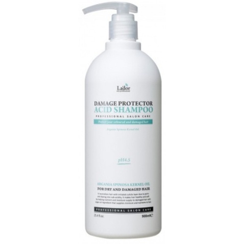 Шампунь La'dor Damage Protector Acid Shampoo Безлужний з pH 4.5 900 мл (8809500810926)