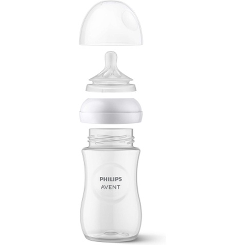 Соска Philips AVENT Natural силіконова, Природний потік, 6 міс+, 2 ш (SCY966/02)