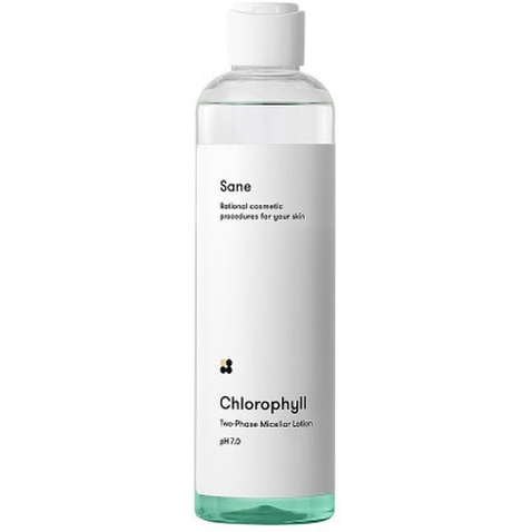Міцелярна вода Sane Chlorophyll Two-Phase Micellar Lotion Двофазна 50 мл (4820266830335)