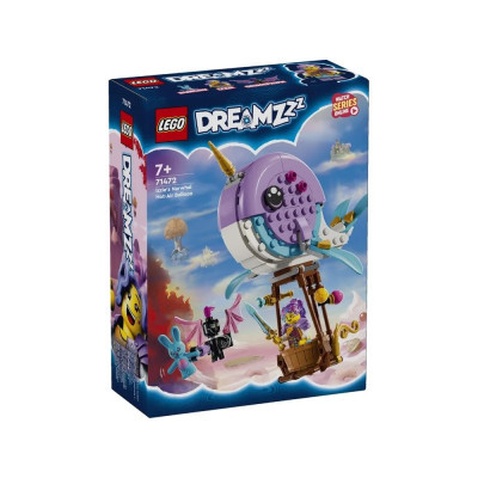 Конструктор LEGO DREAMZzz Повітряна куля Іззі «Нарвал» 156 деталей (71472)