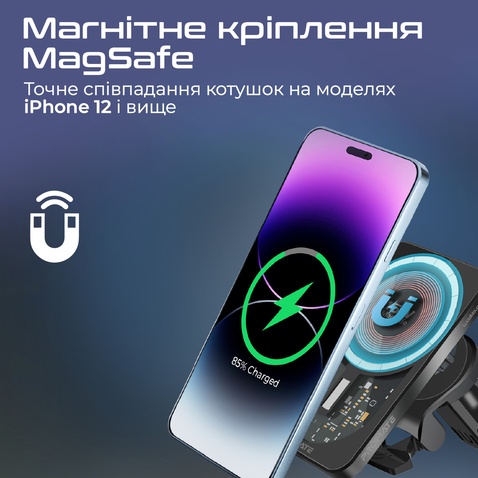 Автомобільний тримач Promate lucidmount-15.black