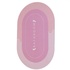 Килимок для ванної Stenson суперпоглинаючий 50 х 80 см овальний рожевий (R30940 pink)