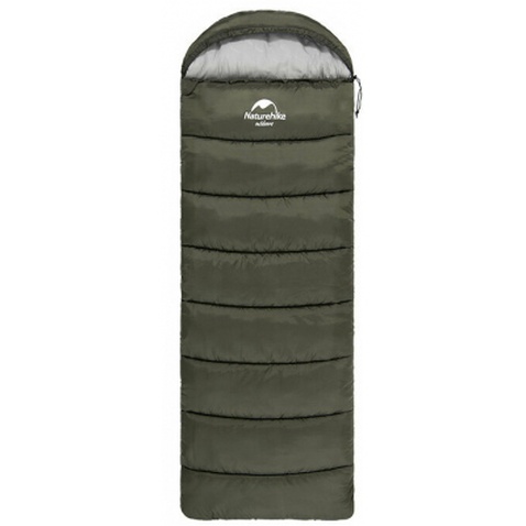 Спальний мішок Naturehike U350 NH20MSD07 Hollow Cotton Right Green (6927595767238-R)