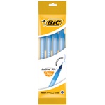 Ручка масляна Bic Round Stic, синя, 4шт в блістері (bc944176)