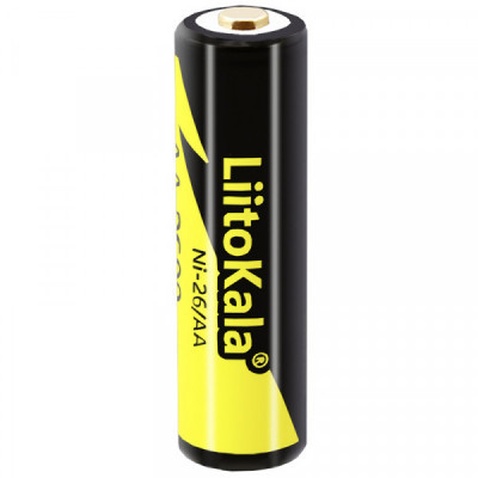 Акумулятор Liitokala AA 2600mAh 1.2V Ni-MH, blister 1 pcs (Ni-26/AA)