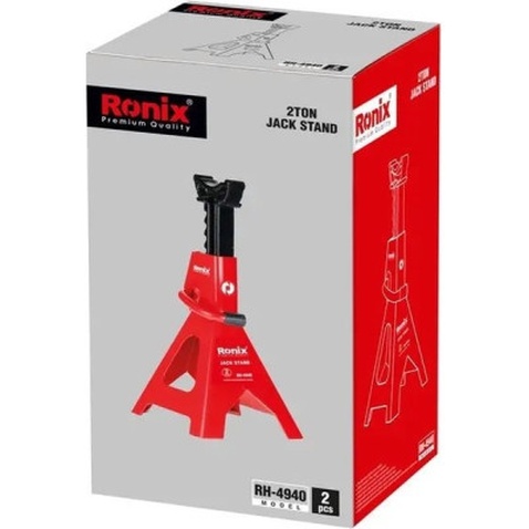 Домкрат Ronix комплект 2 шт домкар-підставка, 2т (RH-4940)