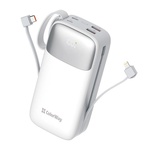 Зовнішній акумулятор ColorWay 30000mAh White (CW-PB300LPA4WT-PDD)
