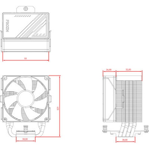 Кулер до процесора ID-Cooling FROZN A400 Black