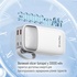Зовнішній акумулятор ColorWay 30000mAh White (CW-PB300LPA4WT-PDD)