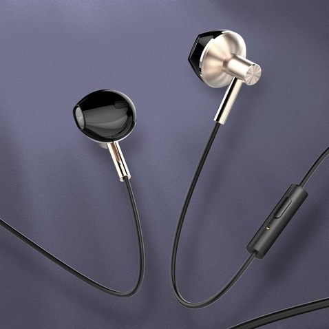 Навушники СolorWay Slim 3.5 mm Wired Earphone Blast 2 Black (CW-WD02BK)