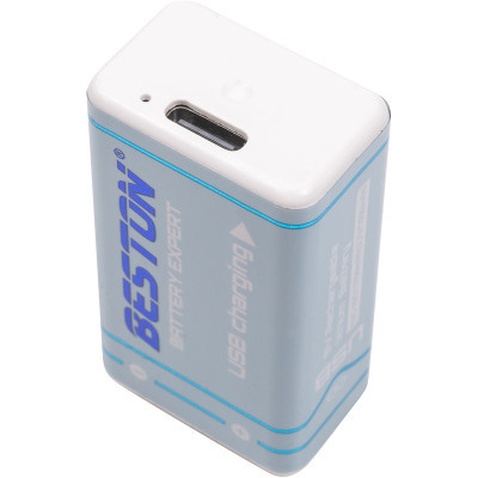 Акумулятор Крона 9V USB Type-C 1000mah Li-ion Beston (9VC-10VC/AA620289)