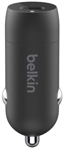 Автомобільний зарядний пристрій  Belkin BoostCharge 30W USB-C Car Charger with Type-C/Type-C (CCA004BT1MBK-B6)