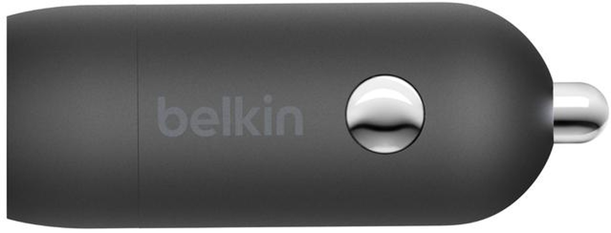 Автомобільний зарядний пристрій  Belkin BoostCharge 30W USB-C Car Charger with Type-C/Type-C (CCA004BT1MBK-B6)