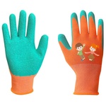 Захисні рукавички Neo Tools дитячі латекс, поліестер, дихаюча верхня частина, р.3, помаранчевий (97-644-3)