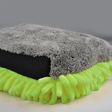 Рукавичка  ColorWay з мікрофібри для миття та полірування автомобіля, двостороння (CW-2417)