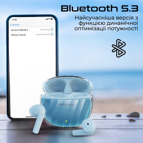 Навушники HiFuture FlyBuds3 Black (flybuds3.black)