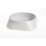 Посуд для собак Fiboo Миска без антиковзких накладок M біла (FIB0153)