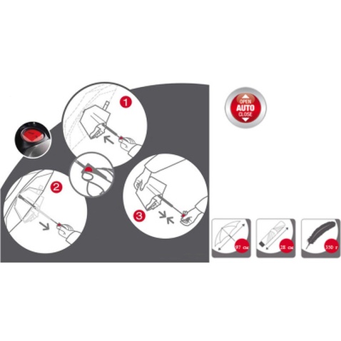 Парасоля Knirps A.200 Medium Duomatic Black (Kn95 7201 1000)