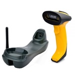 Сканер штрих-коду UKRMARK EV-W2503 2D, 433MHz, USB, IP64, stand, black/yellow (00769)