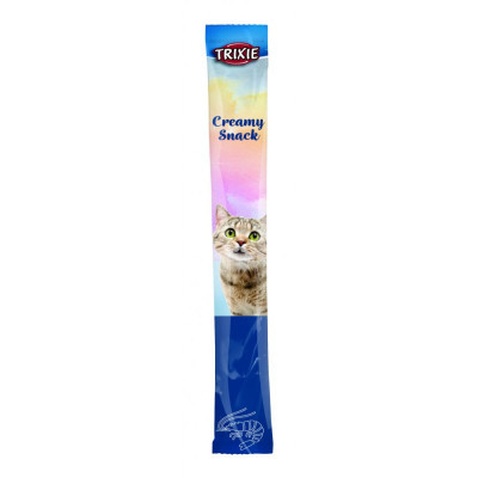 Ласощі для котів Trixie Creamy Snacks креветки 5х14 г (4011905426822)
