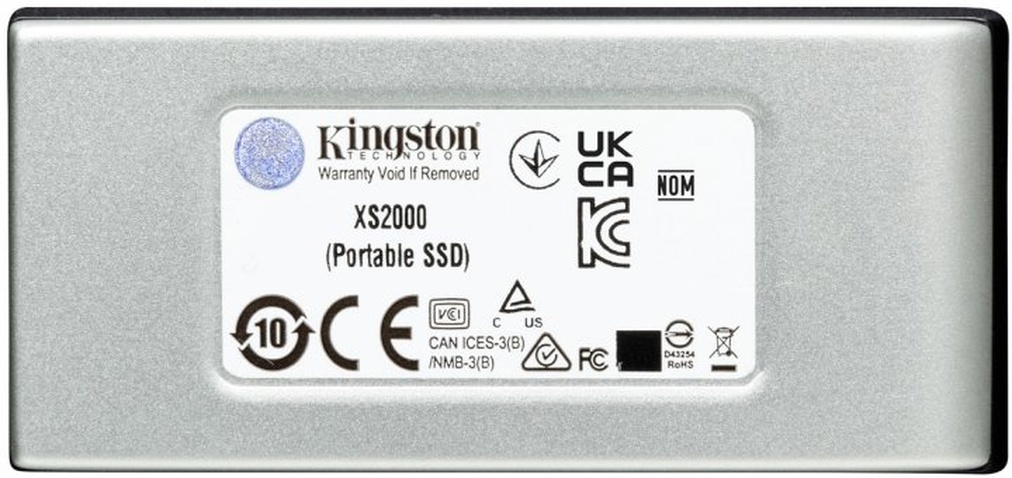 Зовнішній SSD-накопичувач  Kingston XS2000 4TB Silver (SXS2000/4000G)