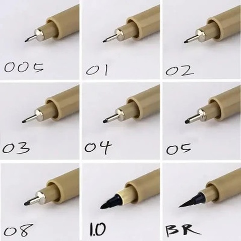 Лайнер Sakura Pigma Micron (0.05) 0,2мм Чорний (084511318410)